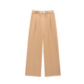 Calça Pantalona Pregas Alta | L’auver